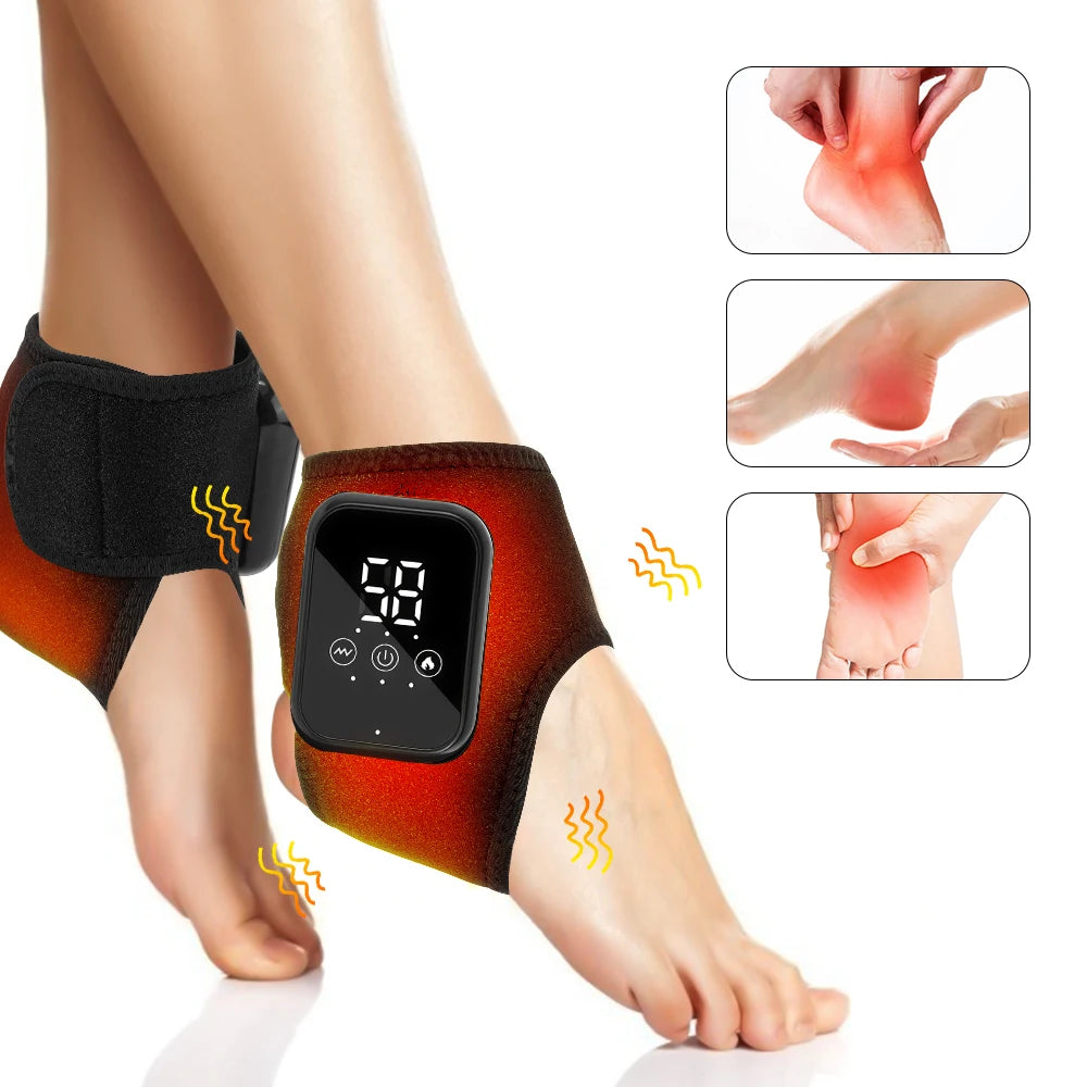 PulseEase FootRelief Pro – Massager & Heat Therapy Brace