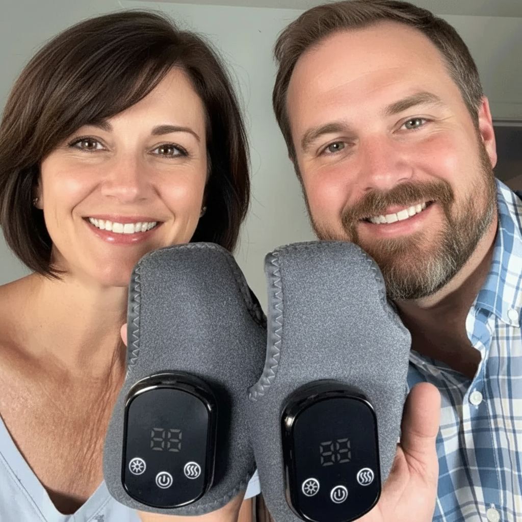 PulseEase FootRelief Pro – Massager & Heat Therapy Brace