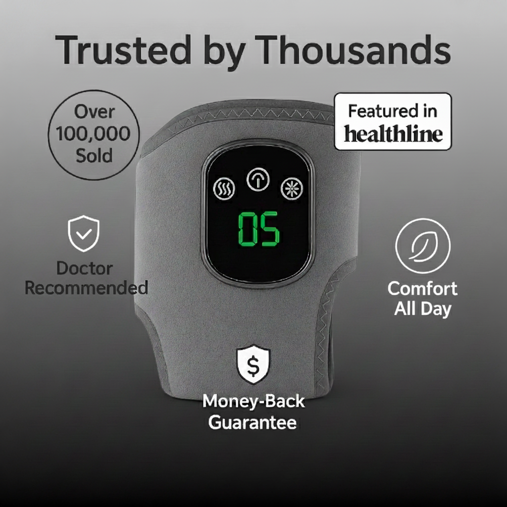 PulseEase FootRelief Pro – Massager & Heat Therapy Brace